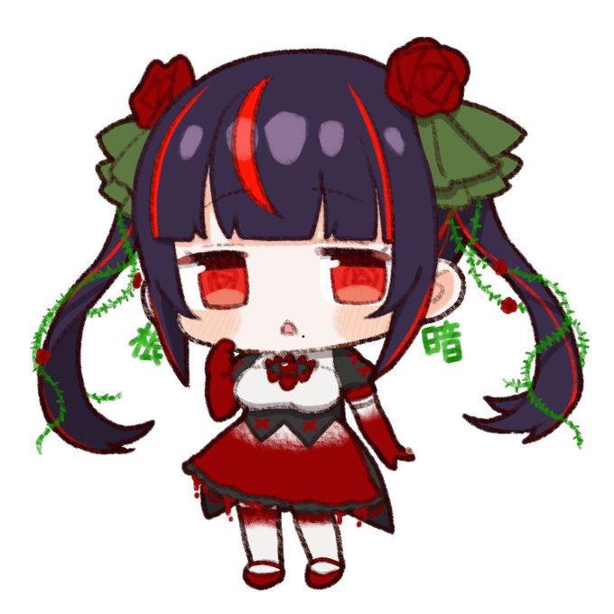 フォローしてくれてる個人Vを描いてみようの巻
#暗黒美術館 