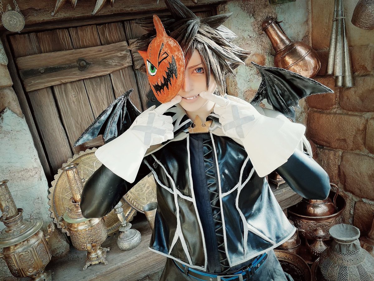 Dハロ 仮装】 キングダムハーツ ハロウィンタウン ソラ 相棒達2人とも