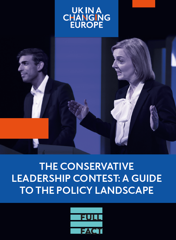 🚨 Rishi Sunak is set to be the UK's next Prime Minister. 📝 We partnered with @FullFact during the last leadership contest to produce a guide to the policy landscape. 📥 Many of the same issues will land in the new PM's in-tray. Find out more 👇 ukandeu.ac.uk/research-paper…