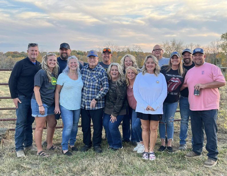 30+ years ago, you weren’t exactly invited to the Farm Party. 😂 This year, we were honored to have you! You were a fantastic principal/superintendent to all of us! #thegodfather <a href="/Bobby2Gloves/">bob storer</a>