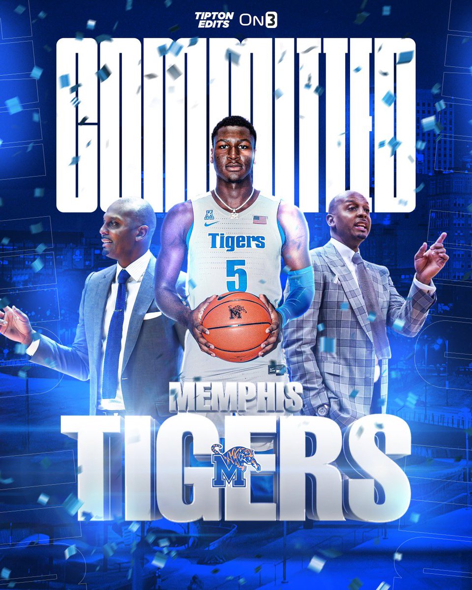 Let’s go Tiger NationⓂ️🐅🐅 #Committed @Memphis_MBB