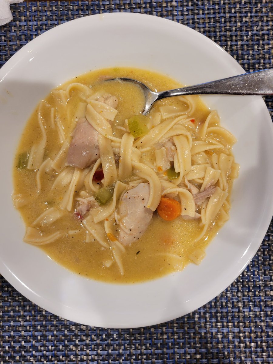 Forgot to share this pic of homemade chicken soup! #foodie