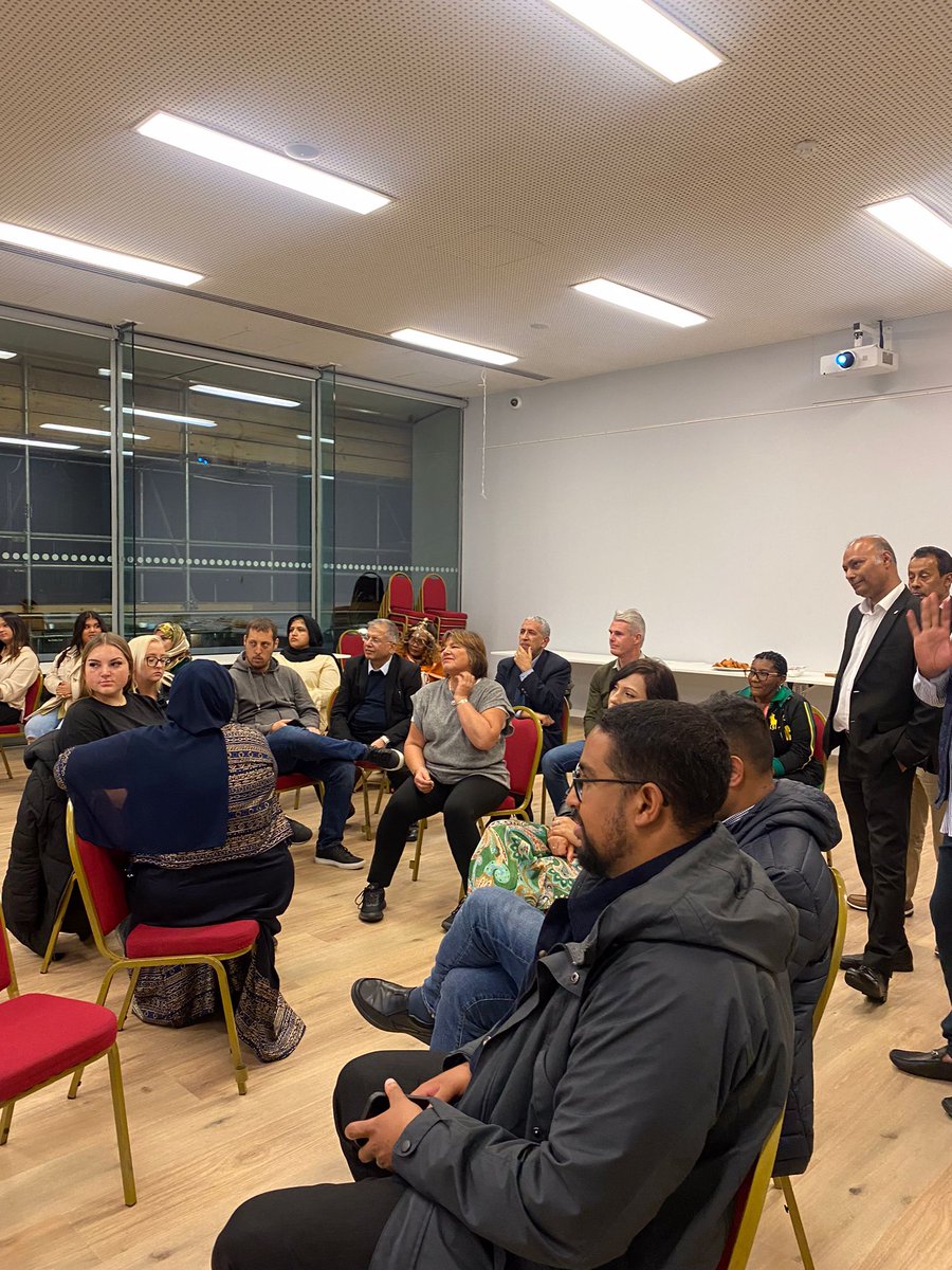 FatumaWard's tweet photo. BARKING AND DAGENHAM COUNCILLORS CELEBRATING BLACK HISTORY MONTH WHERE ALL COUNCILLORS BROUGHT A DISH FROM THEIR CULTURAL BACKGROUND TO SHARE WITH EACH OTHER HAVE A DANCE AND NETWORK THROUGHOUT THE EVENING WITH OUR LEADER CCLR @CllrDRodwell @DarrenRodwell https://t.co/rCJw6clkYz