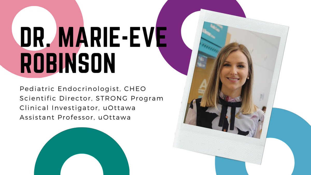 CHEOSTRONG's tweet photo. 👩⚕️🩺Introducing Dr. Marie-Eve Robinson M.D., C.M., MSc(epi), FAAP, FRCPC! She is the scientific director of the STRONG Research Group. Learn more about her and her research here: https://t.co/uRyYGss4Zs #CHEOResearch | #BoneDisorders | #PediatricDiabetes |#PediatricMentalHealth https://t.co/dBJmfFZEVv