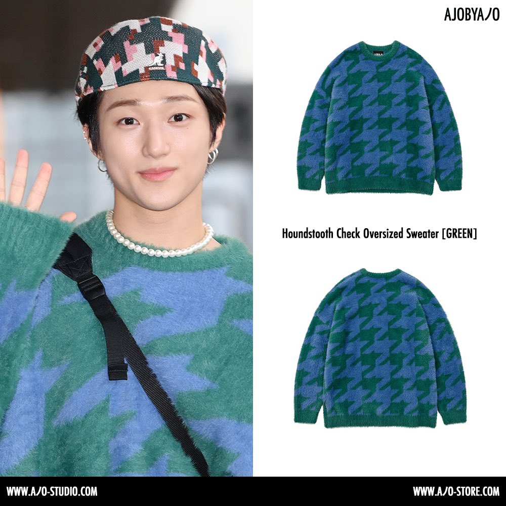 ご予約品】 AJOBYAJO Houndstooth www.gsspr.com AJOBYAJO☆ Sweater