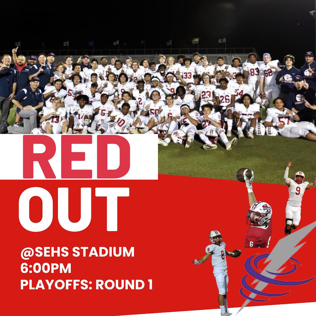 🚨ITS TIME STORM NATION🚨WE NEED YOU🫵Our first round playoff game is this Friday against Belleville East @ 6!⚡️ The theme is RED OUT🩸 We need you there, come ready to be LOUD, and the WHOLE PLACE to be packed but especially in RED❤️ Parents, Students, Everyone!❤️💙 #farfanfotos