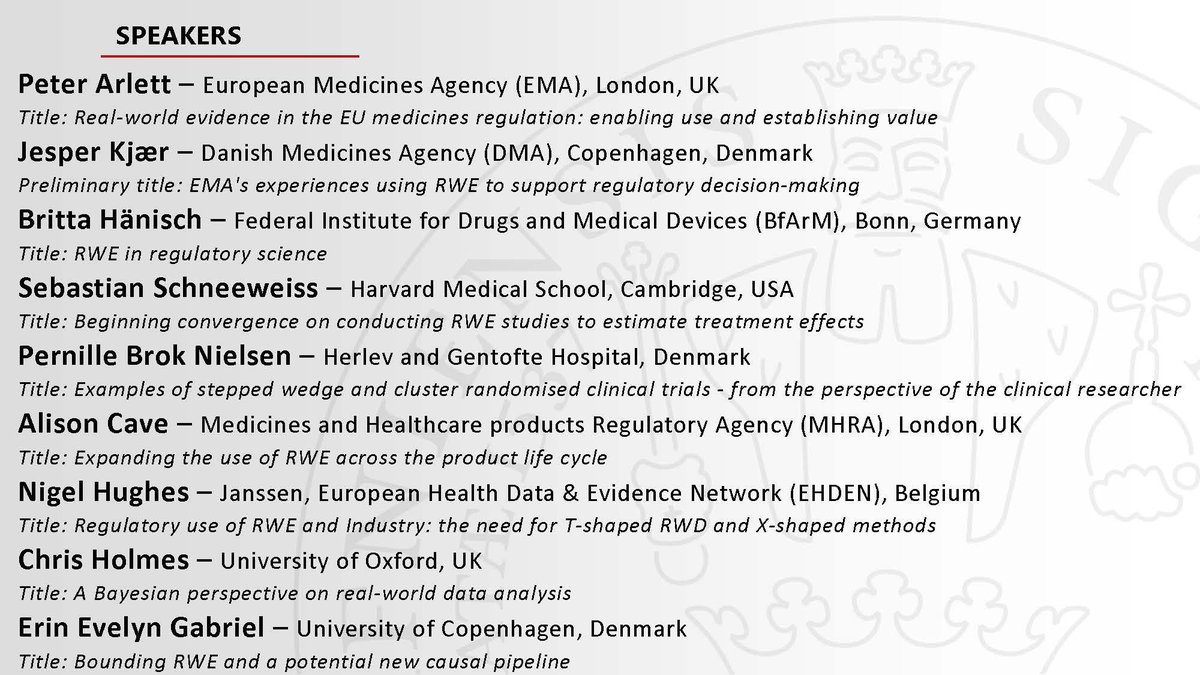 NikolaiBrun's tweet photo. A few spaces left for this exiting day of #RWD/#RWE discussions - just look at the speaker list #TopKnotch
CORS annual conference 2022
Copenhagen Centre for Regulatory Science - 8th Annual Conference.
Sign-up: https://t.co/AKLd6vN0W2
Real-world data – Let’s make it real! https://t.co/yYfmAHhzVR
