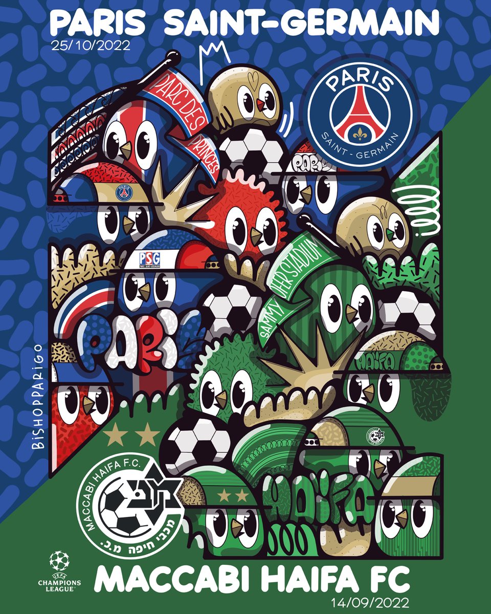 Paris Saint-Germain (@psg_inside) on Twitter photo ⚽️ 𝗝𝗢𝗨𝗥 𝗗𝗘 𝗠𝗔𝗧𝗖𝗛 ⚽️
🆚 <a href="/mhfootballclub/">Maccabi Haifa FC</a>
🏆 <a href="/ChampionsLeague/">UEFA Champions League</a>
📱 #PSGMAC
🏟️ Parc des Princes
⌚️ 21h CEST
🖼️ Bishopparigo
#UCL ⚽️ 𝗝𝗢𝗨𝗥 𝗗𝗘 𝗠𝗔𝗧𝗖𝗛 ⚽️
🆚 <a href="/mhfootballclub/">Maccabi Haifa FC</a>
🏆 <a href="/ChampionsLeague/">UEFA Champions League</a>
📱 #PSGMAC
🏟️ Parc des Princes
⌚️ 21h CEST
🖼️ Bishopparigo
#UCL