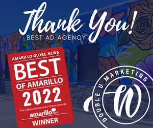 DoubleUAmarillo's tweet photo. THANK YOU, Amarillo, for once again declaring Double U Marketing as the Best Ad Agency in town! There some worthy competition out there, so we take each win to heart! ❤️

#BestOfAmarillo #DoubleUMarketing #AgencyLife #AroundAmarillo https://t.co/3B9Iueceh3