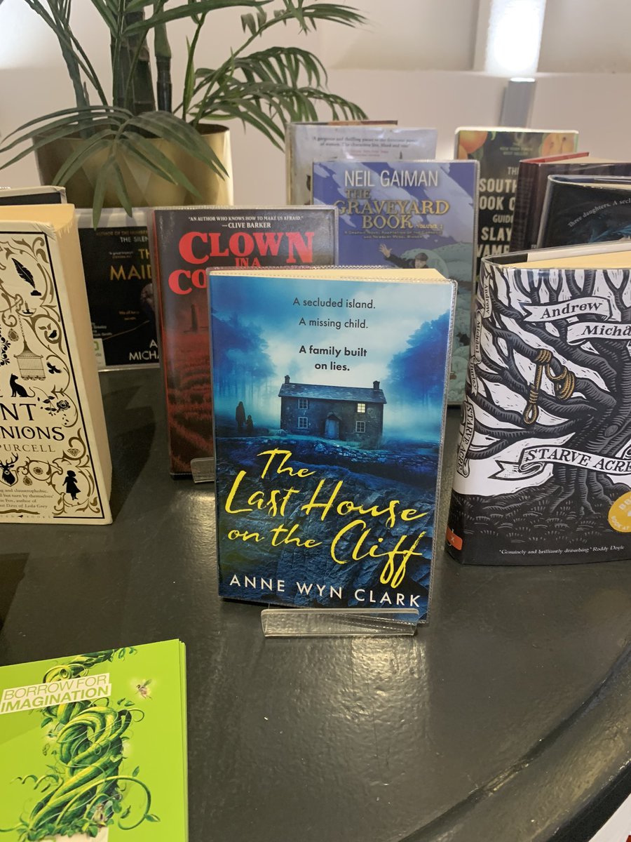 MsBear123's tweet photo. The spooky reading display in Storyhouse, Chester, featuring @EAClarkAuthor https://t.co/YDBB8bwOUp
