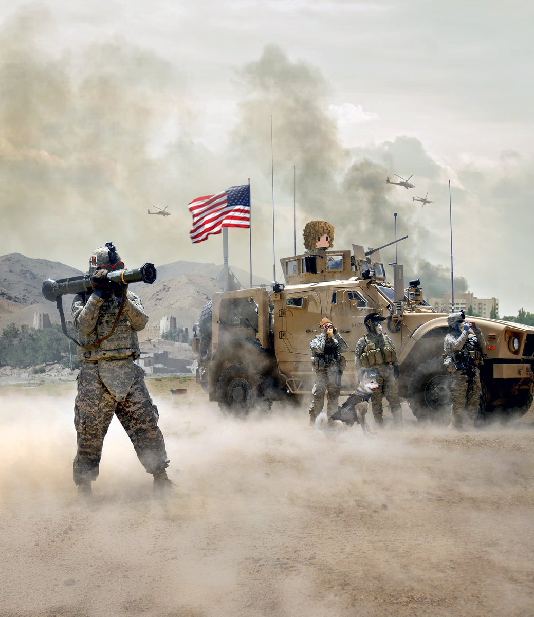 painter_crypto's tweet image. Title: Hold my Beer! 

This years Veterans Day painting. 100% of the sales will go towards K9s for Warriors. 

Veterans in this painting  @RobotCowboyATX @metaMori_ @just1n_eth @NickJames2021 

Thank you to those who served 🇺🇸 🙏🏼