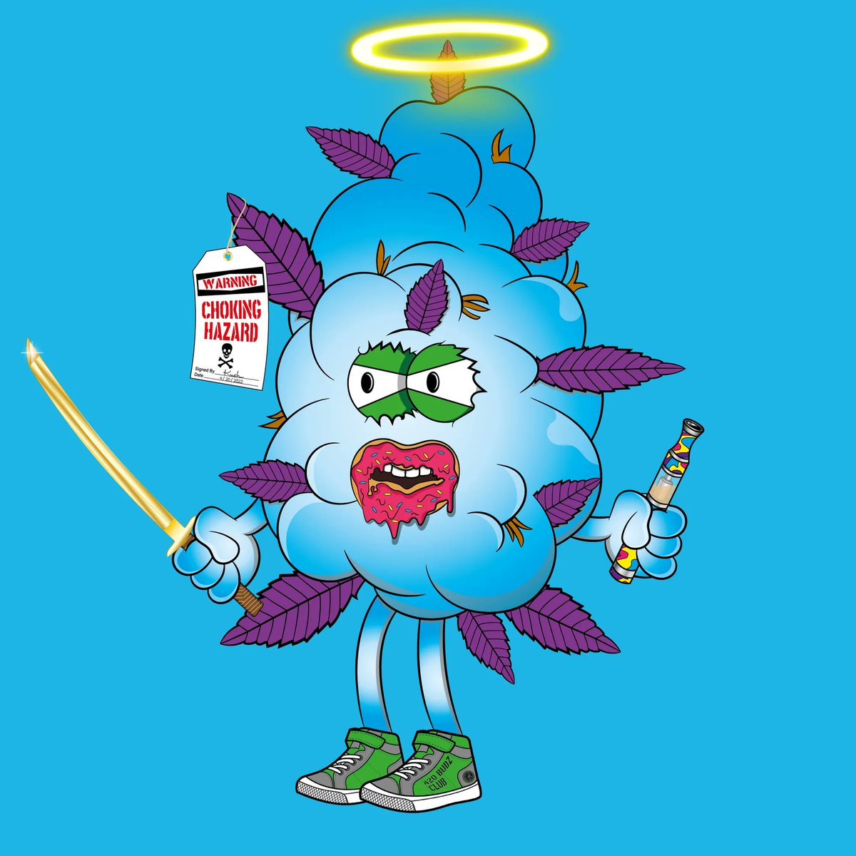 Good Morning Everyone! My #BudOfTheDay goes to this lil angel notice the leaf holding up the halo #420BudzClub