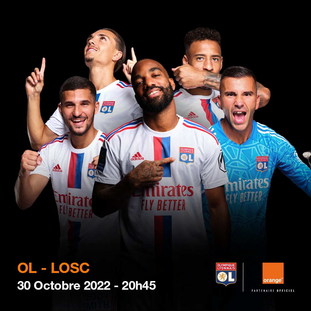 OrangeAuRA's tweet photo. Tentez de gagner 2 places pour encourager l'@ol 🔵🔴 au @GroupamaStadium ⚽

🏟️ #OLLOSC 
📆 30/10 à 20h45

✅ RT + Follow @OrangeAuRA
✅ Qui sont les 2 joueurs qui ont marqué lors de la victoire de l'OL face à Montpellier ? 

TAS 27/10 🍀
@TeamOrangeFoot
#OrangePasseurdEmotions https://t.co/O2Jhg0x1ap