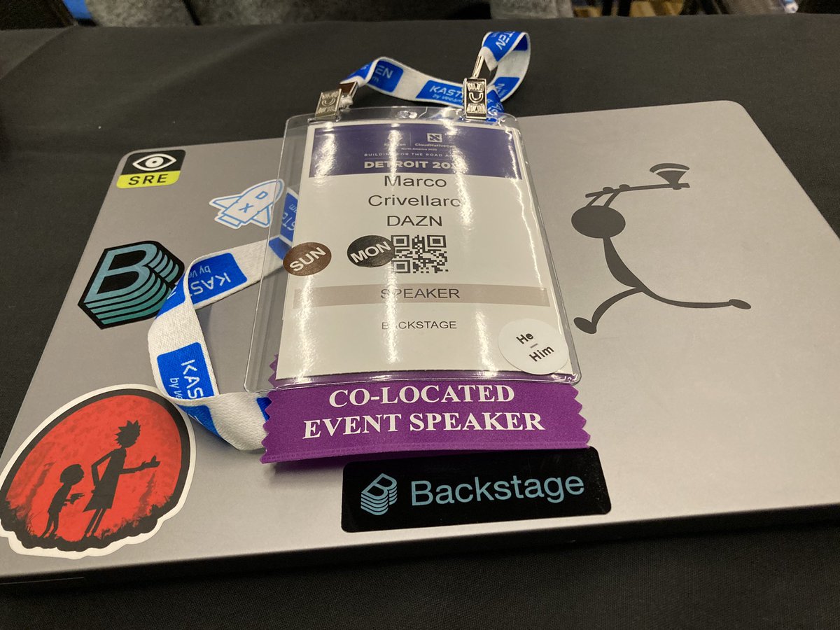 First BackstageCon in person is starting 🚀🚀 #BackstageCon