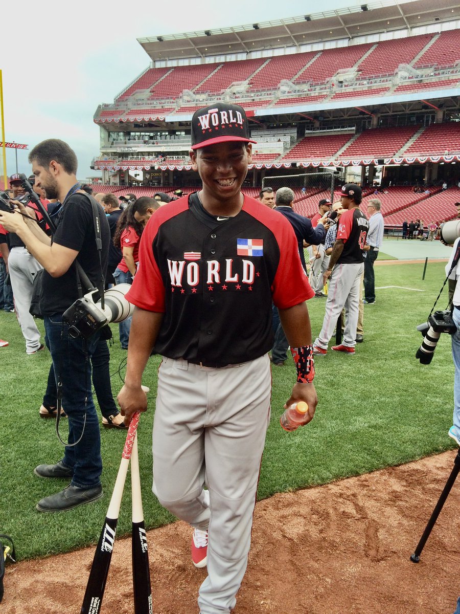 Rafael Devers is celebrating his 26th birthday today. Here he is at the 2015 All-Star Futures Game (age 18).
