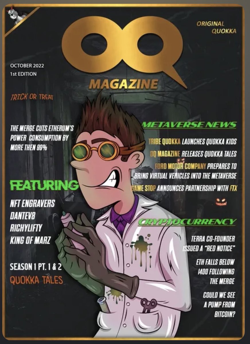 NFT GIVEAWAY!! 🎁 🎉
@Shy_Guy36 is giving 1 lucky person the first edition of <a href="/oqmagazine/">OQMagazine</a>!

Must:
✅Follow <a href="/oqmagazine/">OQMagazine</a> &amp; @Shy_Guy36 <a href="/HeatherRobertzz/">Heather Roberts</a> <a href="/ShinyQuokka/">Shiny Quokka</a> <a href="/TribeQuokka/">Tribe Quokka</a> 
✅RT &amp; LIKE ❤️
✅Tag 3 Friends
✅ Must be on Spaces LINK BELOW👇🏻
x.com/i/spaces/1ZkKz…