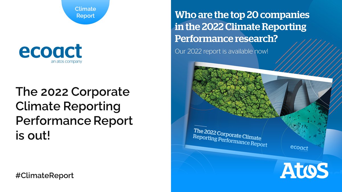bart_hoeree's tweet photo. The 2022 edition of @Eco_Act’s Corporate Climate Reporting Performance Report is available now! 
Learn how some of the world’s largest listed companies are tackling climate-related #sustainability challenges and disclosing their progress. Download it➡️ https://t.co/7ycFNS2iuH https://t.co/53CXRX25sT