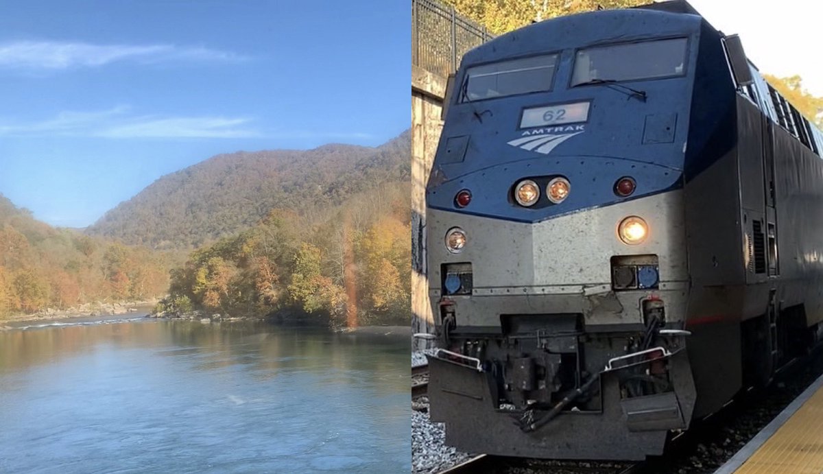 Transco95650307's tweet photo. The Autumn Colors Express Train Ride Video is now live! https://t.co/2ryyBHpHA6
#WestVirginia #AutumnColorsExpress #NewRiverGorge #FallColors #AlmostHeaven #NewRiverTrain #WildandWonderful #visitwv https://t.co/21bqvzpusN