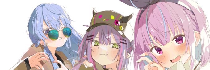 たまたま揃ったので作ってみました #startend !Twitterのヘッダーサイズとなっていますので、常識の範囲内でご自由にお使いください(過度な加工/商用利用)#TOWART #ほしまちぎゃらりー #あくあーと 