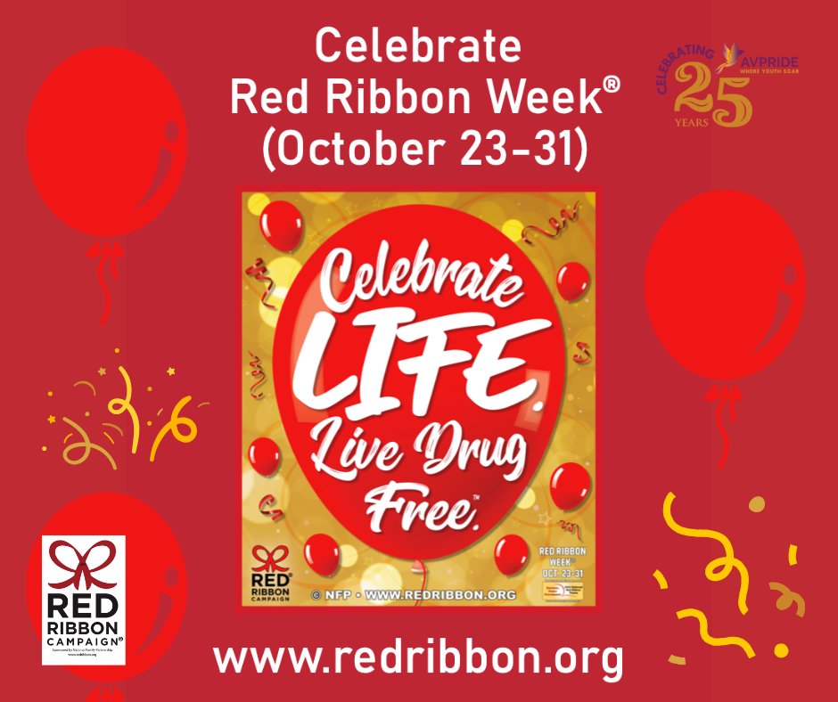 avprideinc's tweet photo. #RedRibbonWeek  is the nation’s oldest and largest drug use prevention awareness campaign. 
It honors the death of DEA Agent Enrique “Kiki” Camarena, who in 1985 was brutally murdered by drug traffickers he was investigating in Mexico. https://t.co/zwwipGnXR4