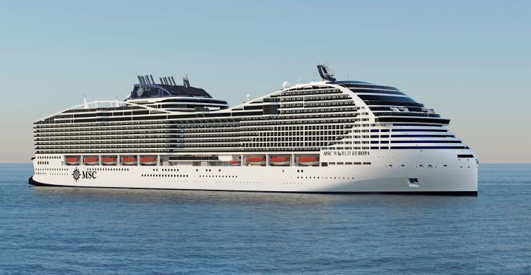 MSC Cruises takes delivery of #MSCWorldEuropa, their largest cruise ship ever and starts construction of second World Class Ship #MSCWorldAmerica 🔥