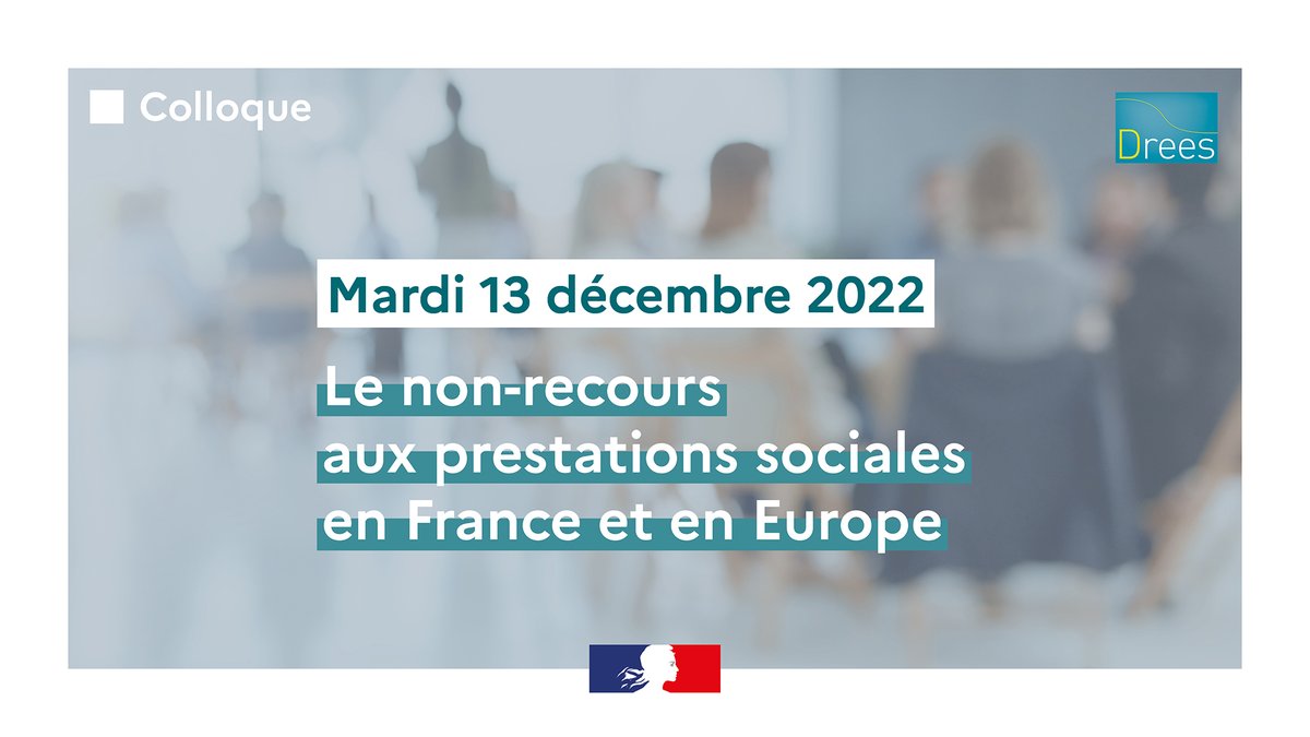 DREESanteSocial's tweet photo. Évènement | La #DREES organise un colloque sur le non-recours aux prestations sociales. L’occasion de faire le point sur l’ampleur de ce phénomène et les initiatives mises en place par certains pays. Pour s’inscrire 👉 https://t.co/FjqgxFfEoR https://t.co/jYi7leYRYO