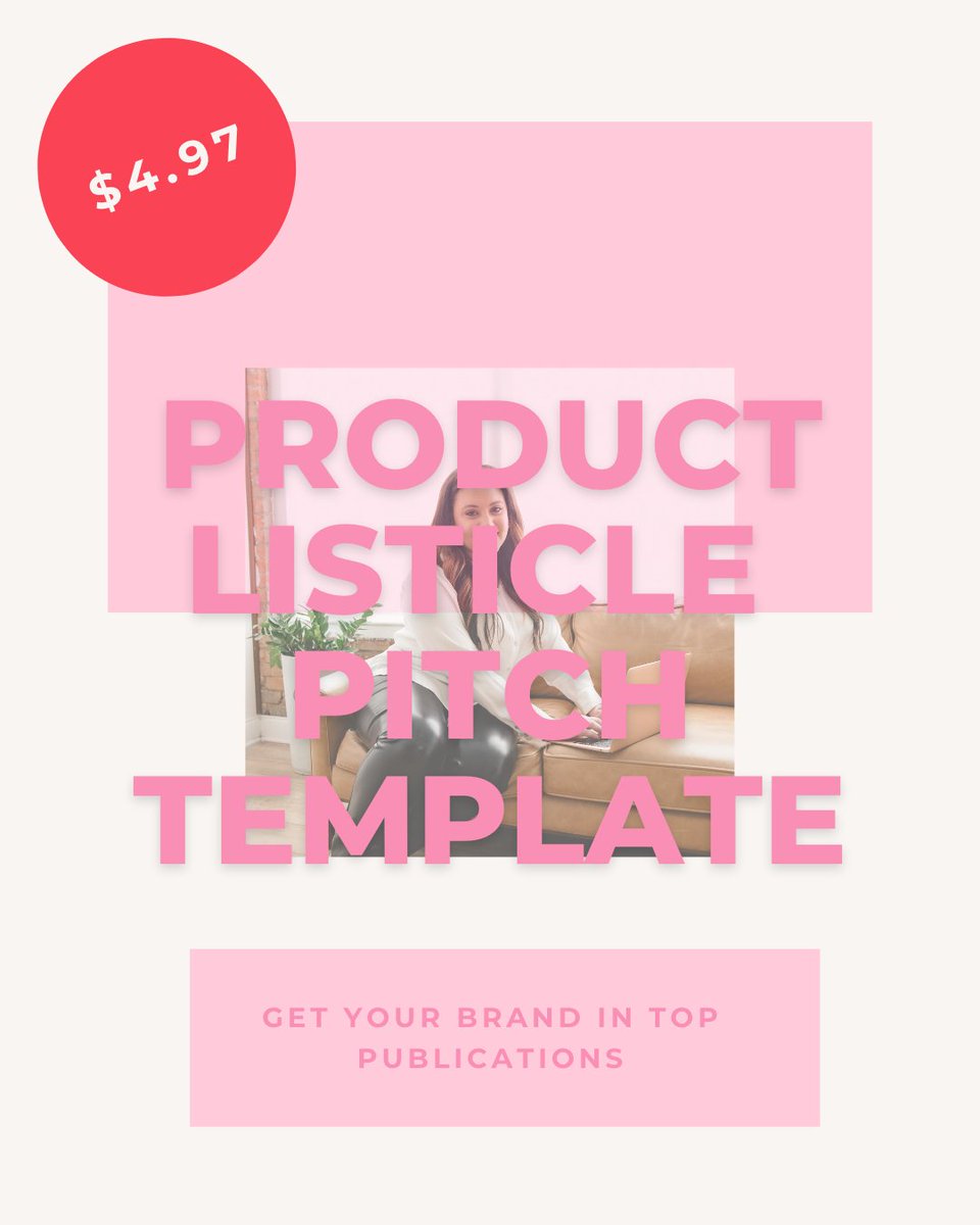 boostpragency's tweet photo. SURPRISE!!! Just dropped: our product round-up pitch template. Start off 2023 right with some top-tier listicle placements. https://t.co/ND4E5kTL3X https://t.co/ZSimk3vjyy