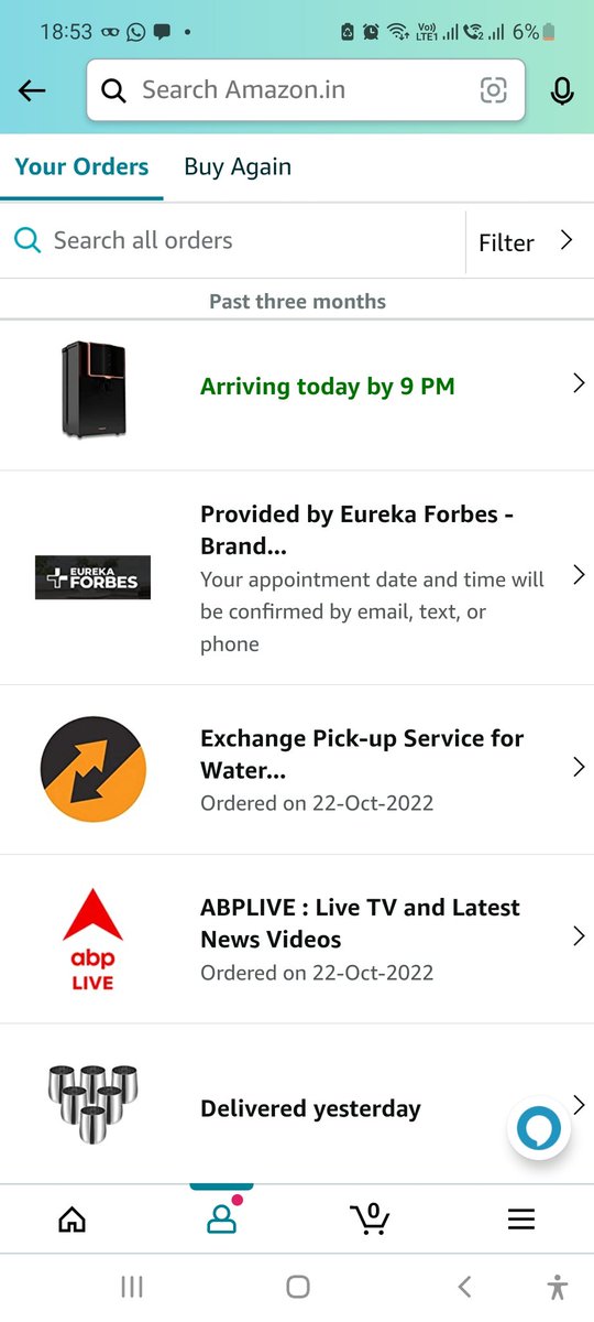 twit_subh's tweet image. Amazing strategy by @AmazonHelp they advertise one day delivery, same product in @flipkartsupport shows 3 days. But Amazon will not deliver it in next day, so who got the customer #amazonthug