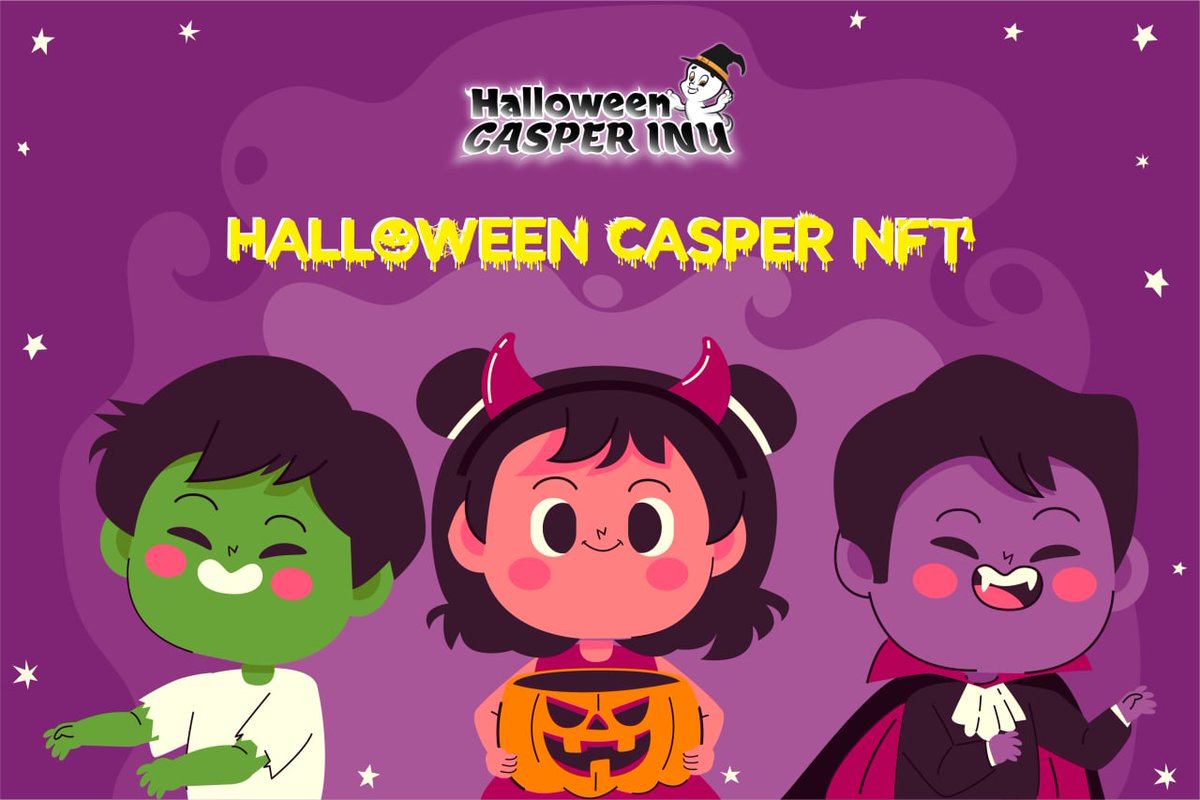 We're thrilled to announce Halloween Casper NFT, 1111 unique NFTs that built on #Aptos Chain.

📌 We're giving chance to our community to get WL spots, how to? t.me/TheCasperInuAn…

#CASPER on #Aptos Forum:  forum.aptoslabs.com/t/halloween-ca…

Wish you luck! 👏 #Casper #Aptos #AptosNFTs