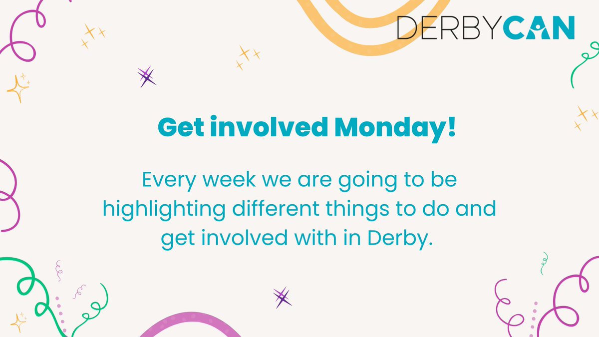 Derby CAN (Creative Arts Network) (@derby_can) on Twitter photo 🤝Get involved Monday🤝🥳
Derby has so much to offer, every week we are going to be highlighting what things you can get involved with and different art & theatre you can watch! 🤝Get involved Monday🤝🥳
Derby has so much to offer, every week we are going to be highlighting what things you can get involved with and different art & theatre you can watch!