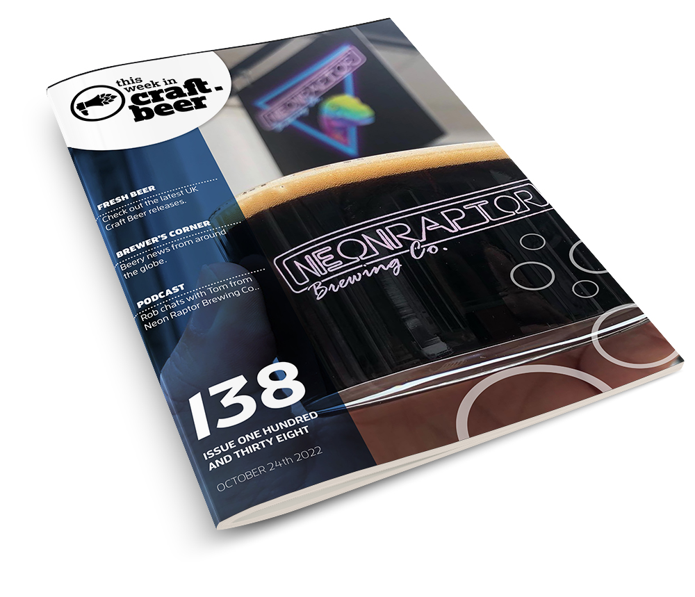 TWICB1's tweet photo. The latest issue of our Newsletter has landed featuring Tom from Neon Raptor Brewing Co, who also stars in this week's Podcast.
https://t.co/lkyFgYInxu
@neonraptorbrew
#CraftBeerPodcast #CraftBeerNews #UKCraftBeer #CraftBeerNewsletter #craftbeernation https://t.co/fHto8tyh7f