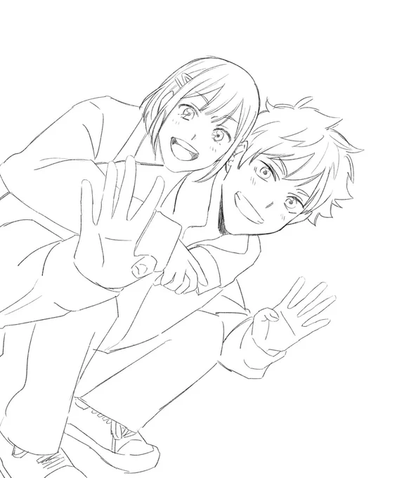 hqの落書き 