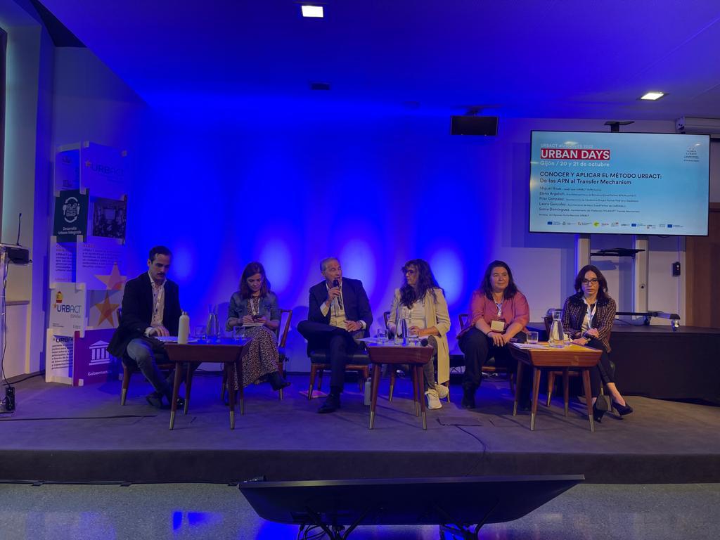 ViladecansEU's tweet photo. At #URBANDAYS, #Viladecans presented its Local Urban Agenda, the Vilawatt UTM transfer process and the Vilawatt-UIA project, which are examples of a work method based on exchange, multilevel dialogue and shared reflection, in line with the SDGs. https://t.co/lXWIQeKjJy