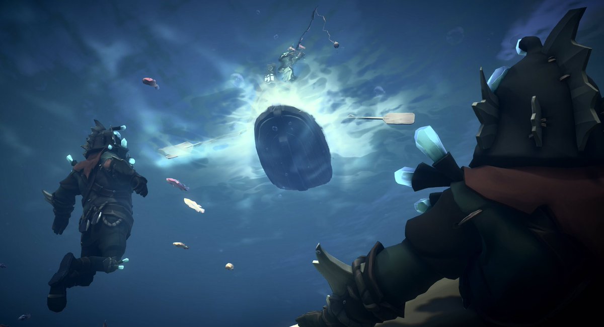 𝑭𝒓𝒐𝒎 𝒕𝒉𝒆 𝒅𝒆𝒑𝒕𝒉𝒔.. 🌊 🚣‍♀️ 
Theme: Frightening Photos 📸 
#SoTShot <a href="/SeaOfThieves/">Sea of Thieves</a> <a href="/RareLtd/">Rare Ltd.</a>