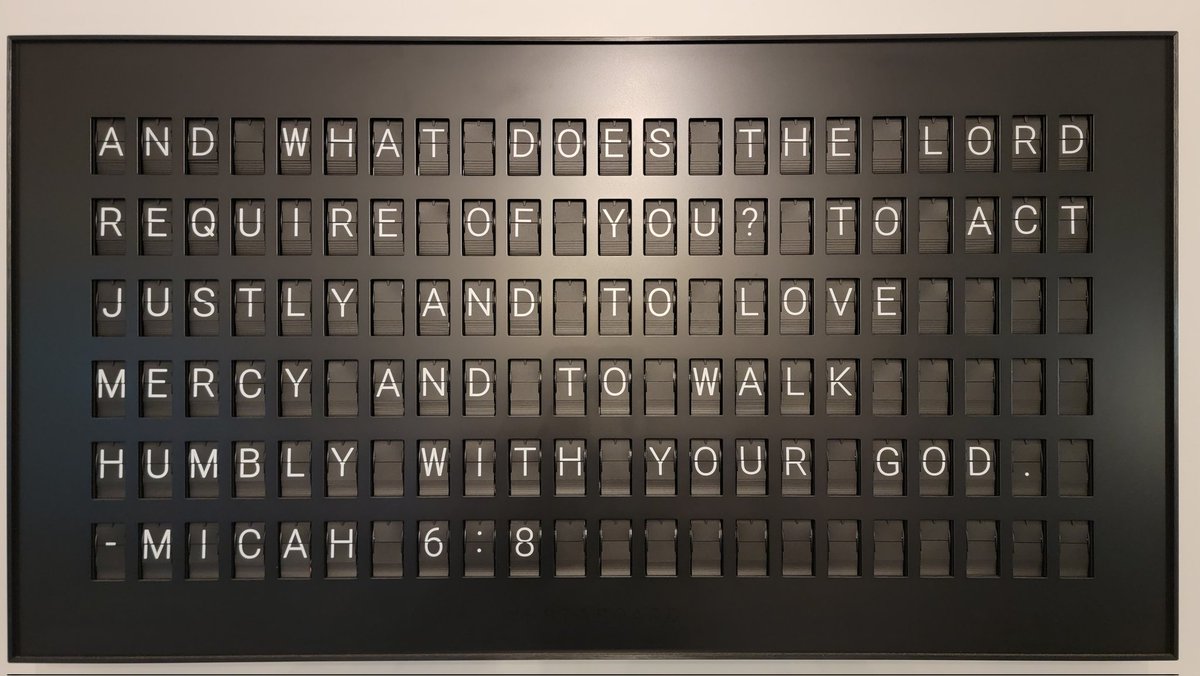 gabepatillo's tweet image. A lot of times we want to act justly when it comes to others, but love mercy when it comes to ourselves. What if we loved mercy for others? Yikes. I'm convicted. #vestaboard