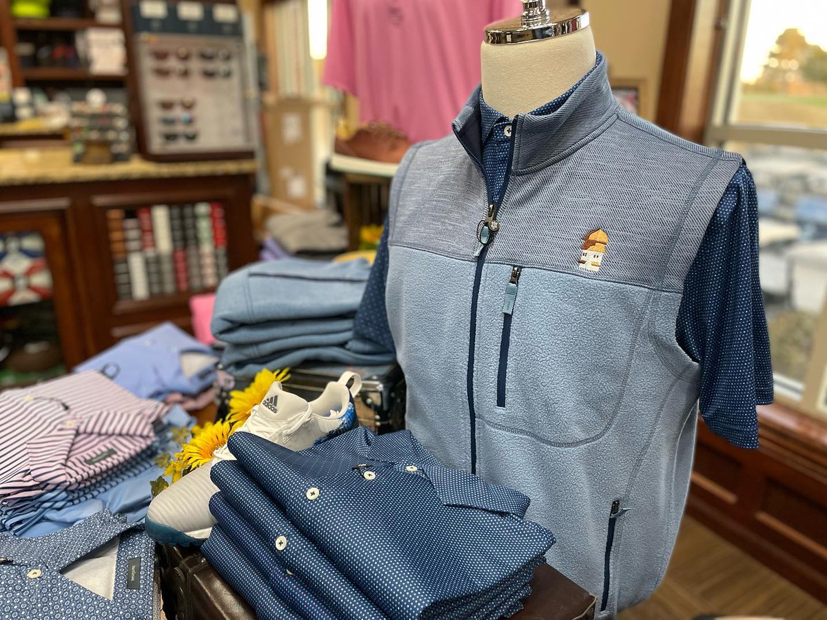 TerradyneCC's tweet photo. Our 1st ever Golf Shop Fall Open House is coming up this Saturday.  We have a great selection of Men's and Women's gear for both on and off the course.  Make sure you stop by and pick up some cool stuff at a great deal. https://t.co/irhLemwT4f