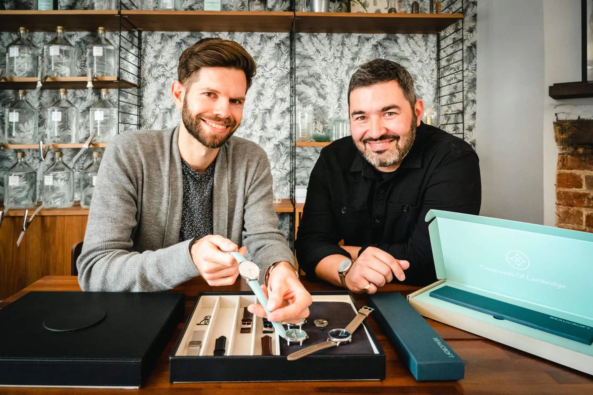Beaucroft_W_Co's tweet photo. Beaucroft Watches was created from friendship, a passion for great design, a love of Cambridge and the power of a mechanical watch.#Cambridgeuk #teamstories #britishdesign #watchdesign #businessstartup #Cambridgeshire  #beaucroftwatches 

https://t.co/JpydwCQU2W https://t.co/whxPQYHScD