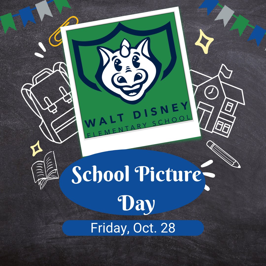School Picture Day is Friday, Oct. 28. You may go online to view package options and pre-order your picture packages by going to the link, and using the code below. You can  also send a check or cash order in with your student. Website: inter-state.com/order
Order Code: 70875K