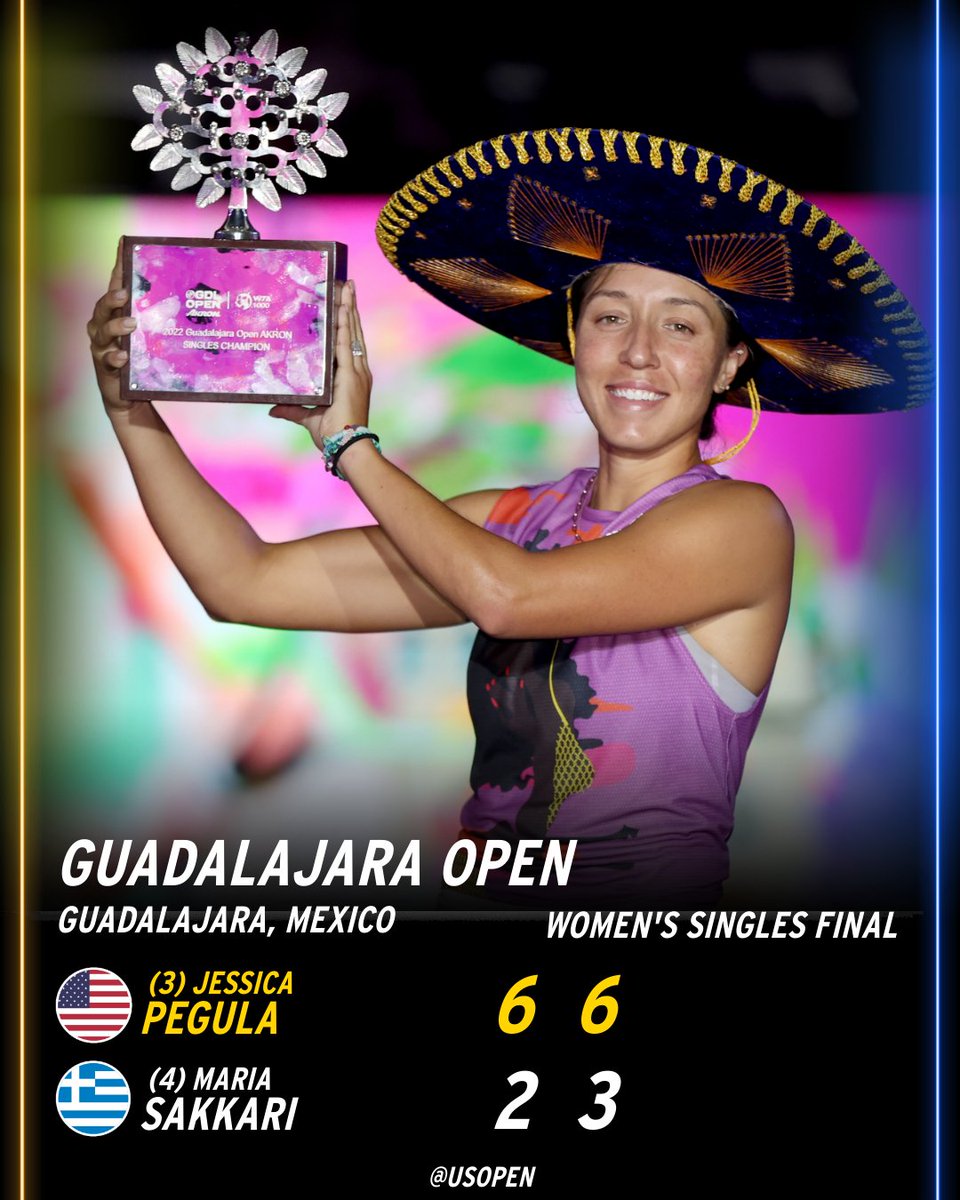 Jessica Pegula wins the biggest title of her career in 🇲🇽!