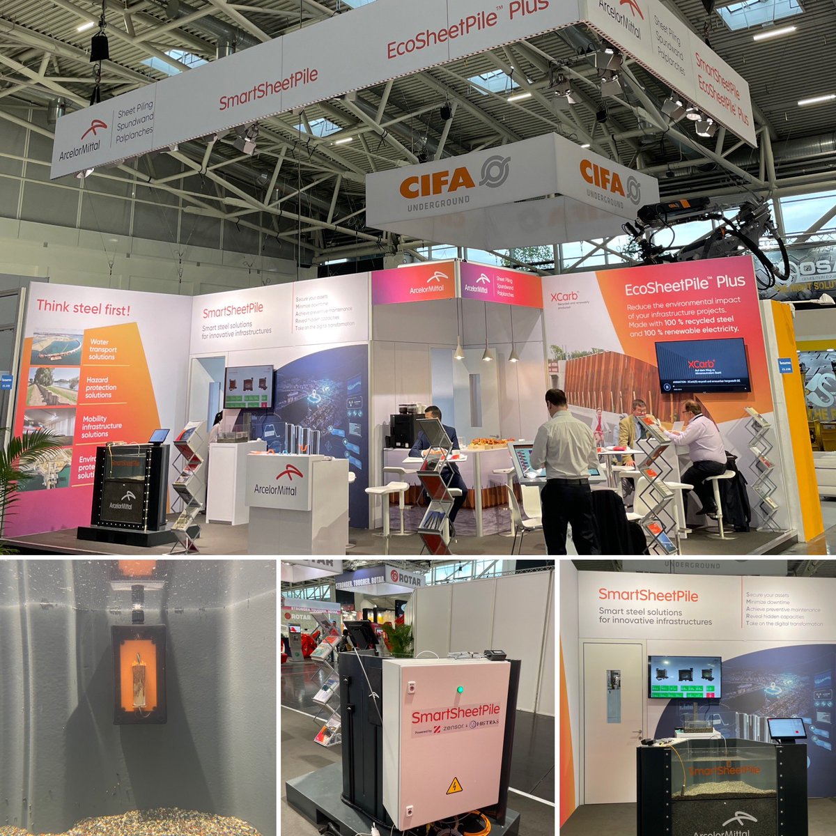 So, we have a liftoff!
Start of Bauma in Munich, presenting together with our partners <a href="/ArcelorMittal/">ArcelorMittal</a> and <a href="/MISTRASGroup/">MISTRAS NDT</a> a new way to make critical assets #smart with <a href="/ZensorBe/">Zensor</a> : the SmartSheetPile
#bauma2022