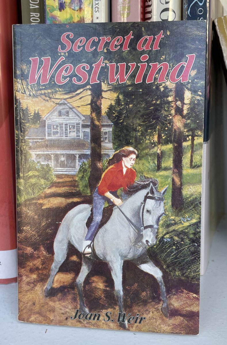 JackpotBook's tweet photo. In the genre of girls with long hair racing away from houses. I love the school book order tucked into the cover of this 1981 paperback: Nicholas in grade 6 bought six books in January costing a total of $7. https://t.co/rP0sKdfLQa