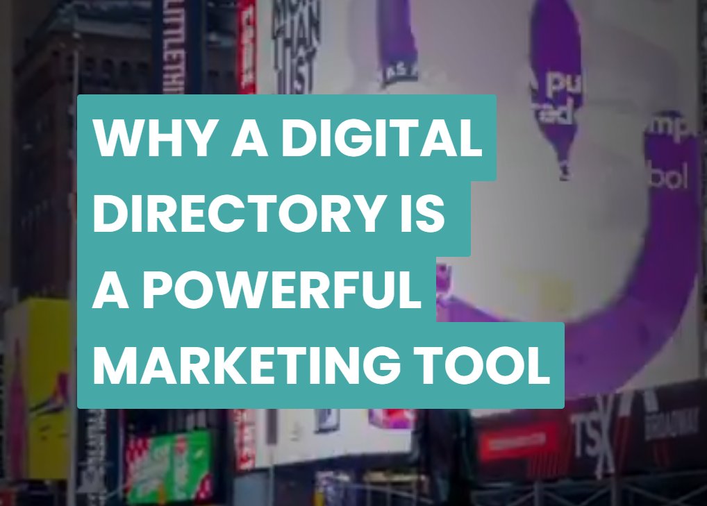 touchsource's tweet photo. Why a Digital Directory is a Powerful Marketing Tool: https://t.co/U43x8mzJ33 
#digitaldirectories #digitaladvertising #digitalsignage #commercialrealestate https://t.co/o3P6d8JkwP