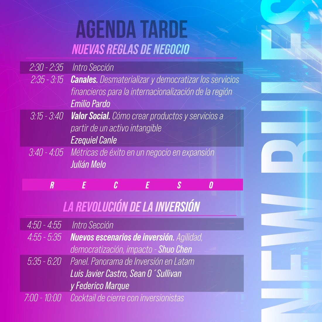 MenteX_co's tweet photo. Te invitamos a conocer la agenda del próximo  SingularityU Colombia Summit 2022.

Conoce de la mano del mejor talento del ecosistema Singularity cómo prepararte para el futuro...

👉 Más info e inscripciones en el link de nuestra bio
#sucolsummit2022 #tecnología #innovacion https://t.co/dp4ZVbagHU