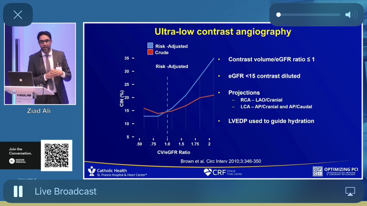 The simple rule to calculate safe dose of contrast to be used over ULC PCI based on GFR that we always use. bit.ly/3soK7GV ⁦@ziadalinyc⁩