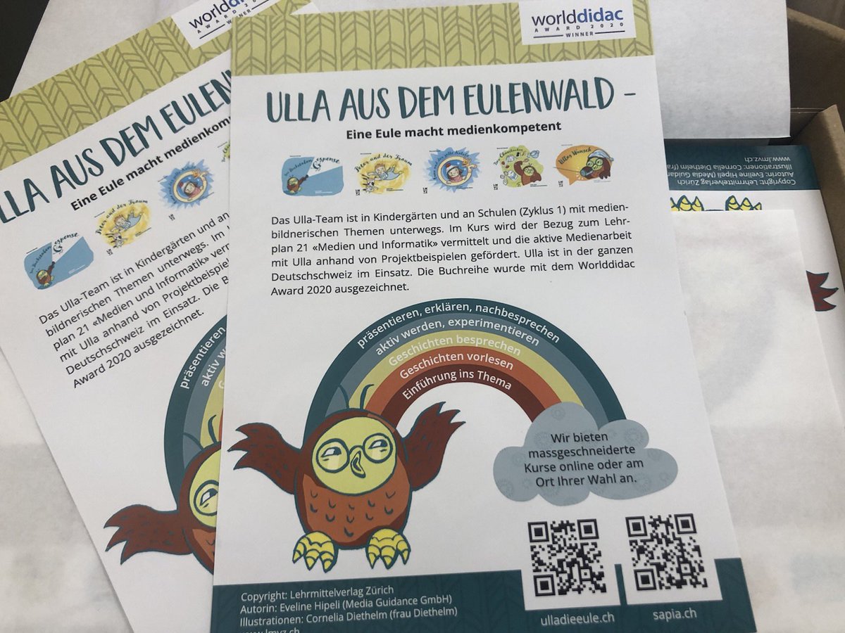 Unsicher, wie man mit ganz jungen Kindern über die Welt der Medien sprechen kann? Unsere Kurse bringen Klarheit und viele konkrete Tipps. sapia.ch ulladieeule.ch #medienkompetenz #zyklus1 #lehrplan21 #medienbildung <a href="/stefancaduff/">stefan caduff</a> #sapia #lmvz