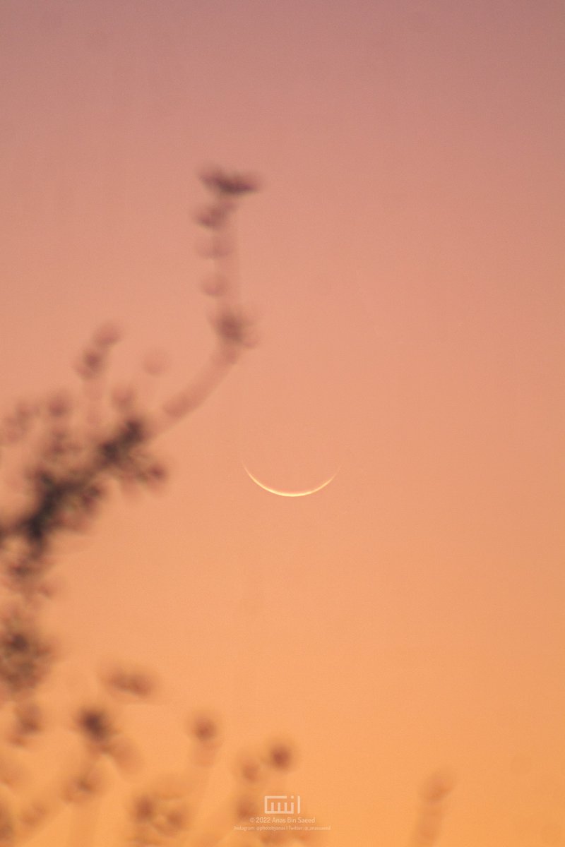 The Old Moon from early morning today