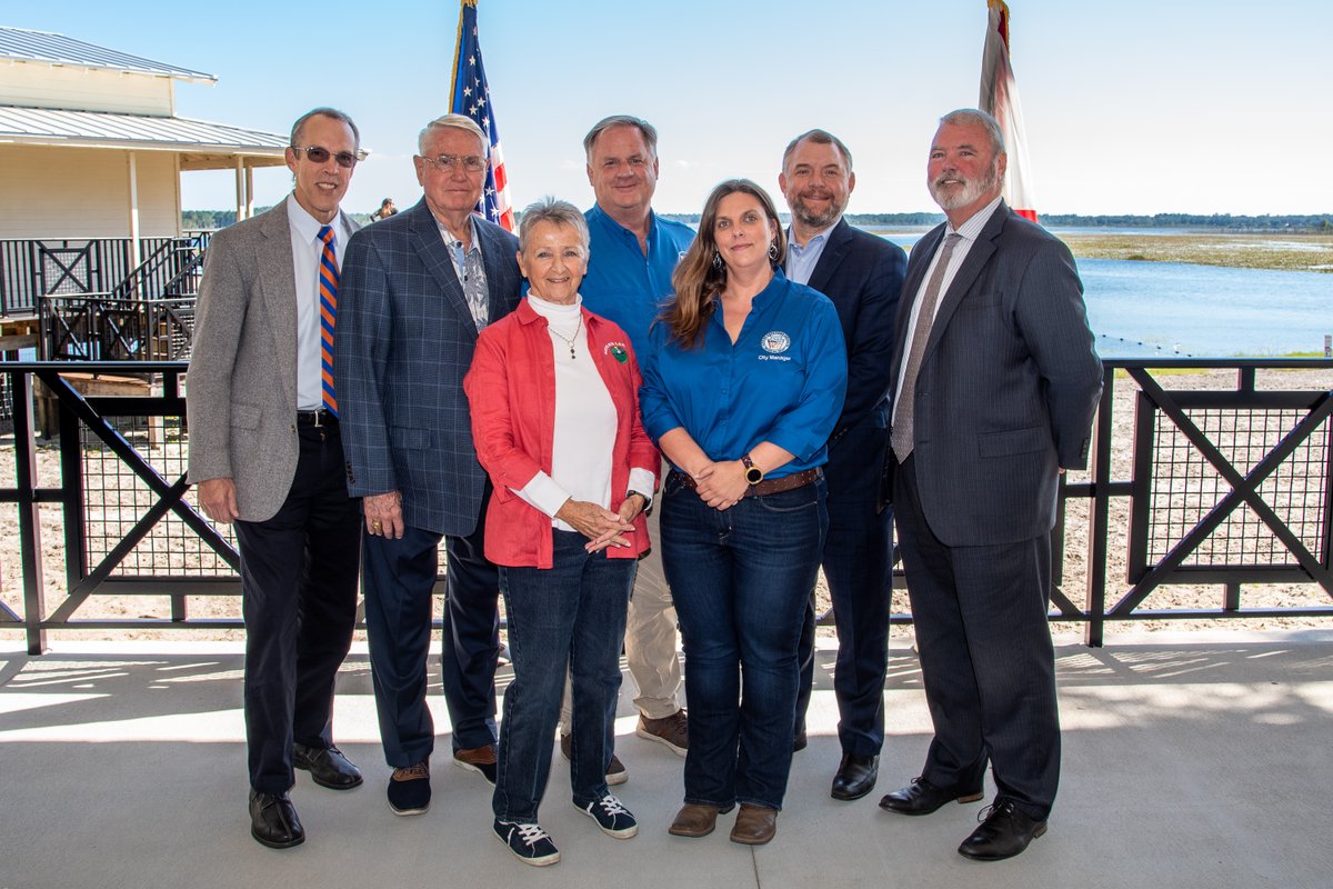 SJRWMD's tweet photo. Last week, the District gathered with local and regional partners, residents, and other interested stakeholders to celebrate the launching of the Black Creek Water Resource Development project! Rewatch the full event on our Facebook page. #sjrwmd #BlackCreek https://t.co/hAQoYPH8cc