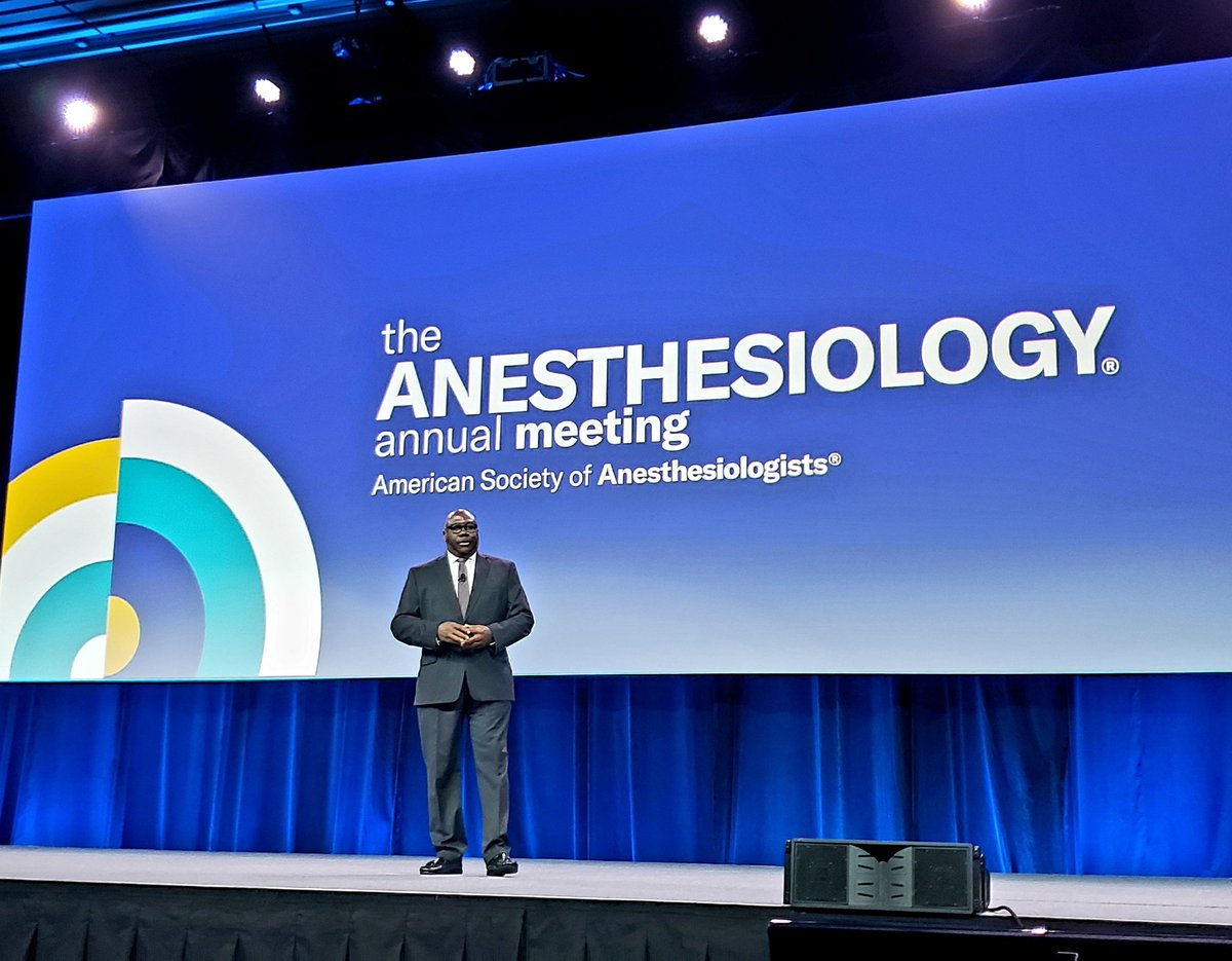 'We have a responsibility to lead medicine forward in ways that really matter,' said Rovenstine lecturer Dr. Claude Brunson, speaking of the 'clear and compelling case' for diversity, equity and inclusion in #anesthesiology. #ANES22