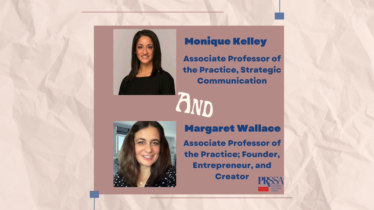 BUPRSSA's tweet image. Tomorrow we are hosting our meet the PR faculty event!  Stop by Sargent 104 at 5:30 to meet and get to know your PR professors. We are so excited for this event and hope to see you there! 🙌🏻