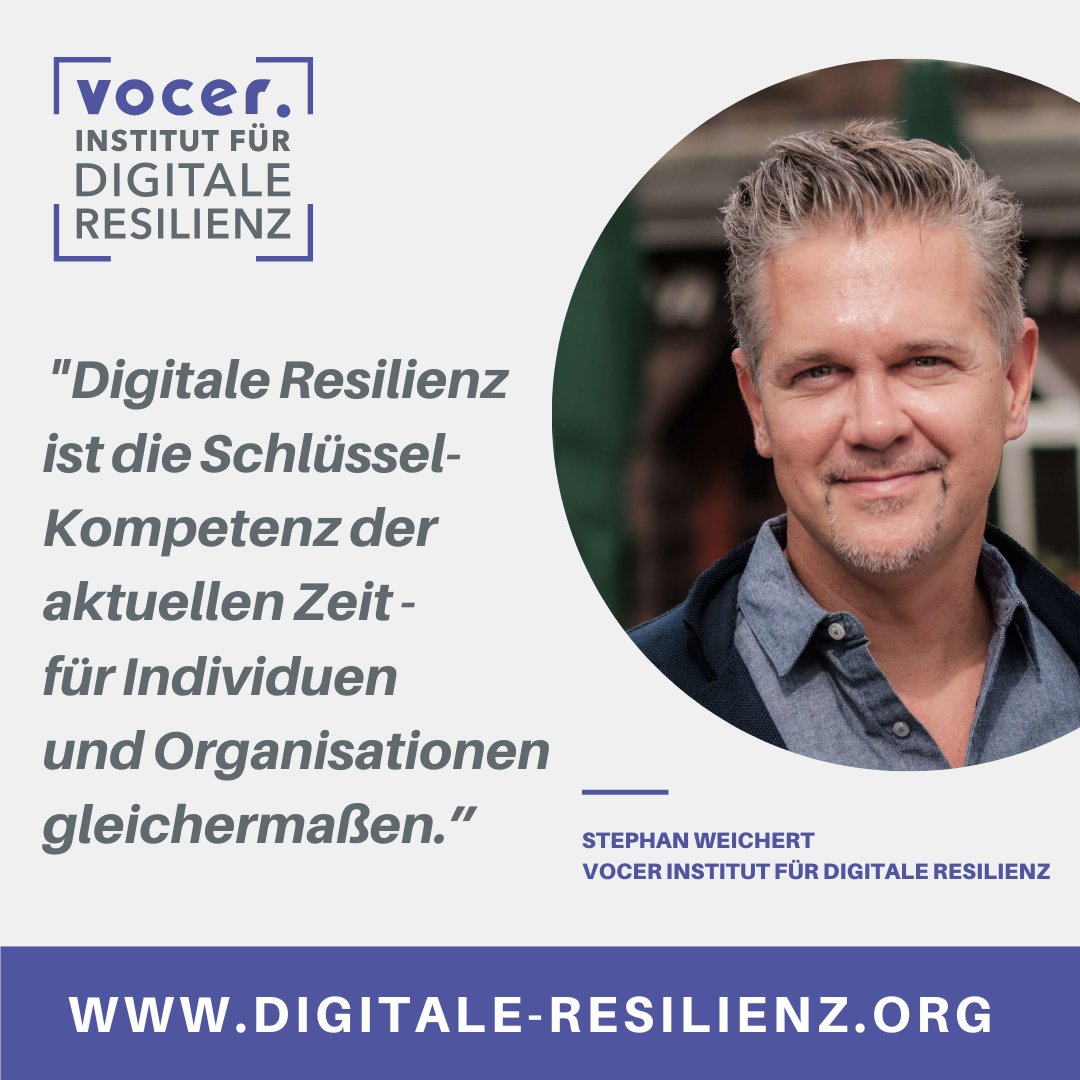 VoiceOfVocer's tweet photo. VOCER-Mitgründer @stephanweichert ist gefragter Speaker zum Thema #Resilienz.
27.10. in Hamburg auf der #Youmecon der @jugendpresse
03.11. in München beim Digital Resilience Day #DRD22 der @TechDivision
04.11. in Berlin bei der #Medienakademie22 der @FESonline https://t.co/OH7O0zPhYH